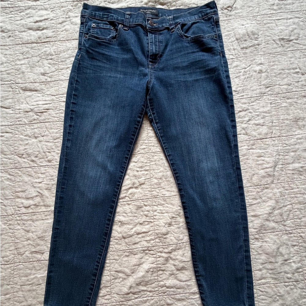 Banana Republic Classic Women’s Dark Blue Skinny Petite Jeans